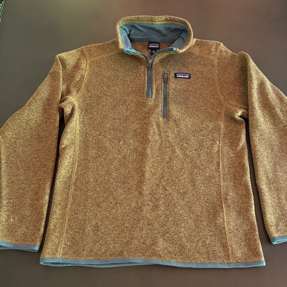Patagonia Brown Quarter-Zip Fleece